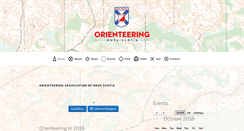 Desktop Screenshot of orienteeringns.ca