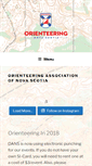Mobile Screenshot of orienteeringns.ca